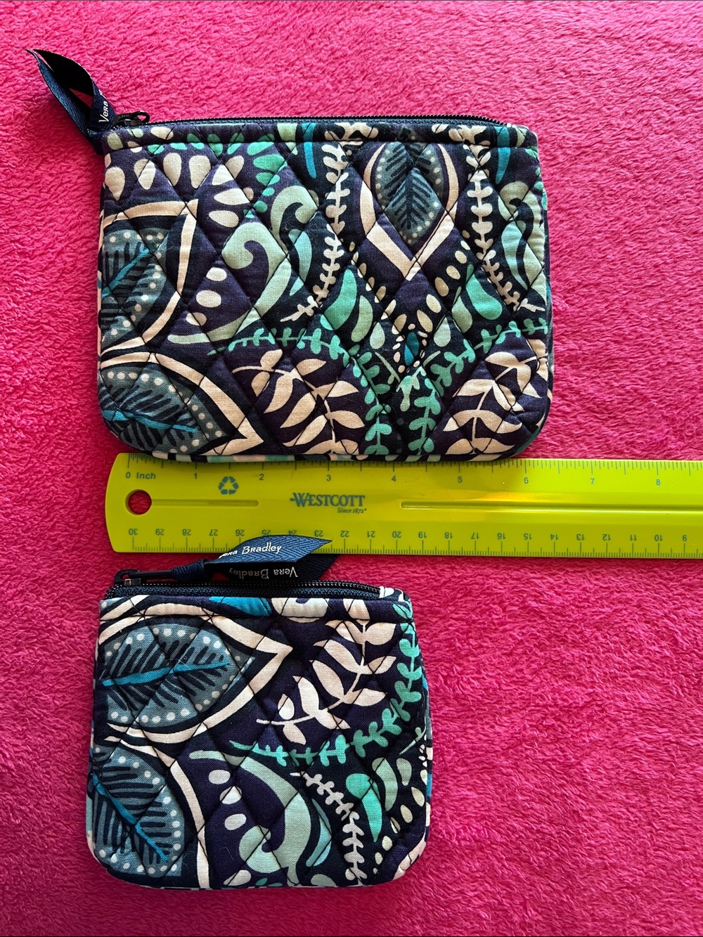 Blue Island Medallion 2 Cosmetic Pouches - Vera Bradley - Picture 2 of 6